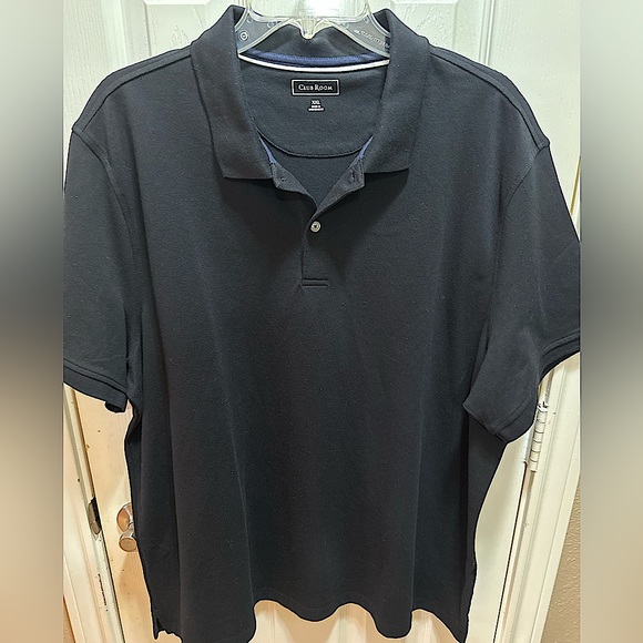 Club Room s/s polo shirt XXL Black 58% Cotton/ 39% Polyester/ 3% spandex - Picture 5 of 15